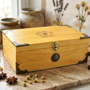 Wooden Honey Gift Box - 8 types honey 110g