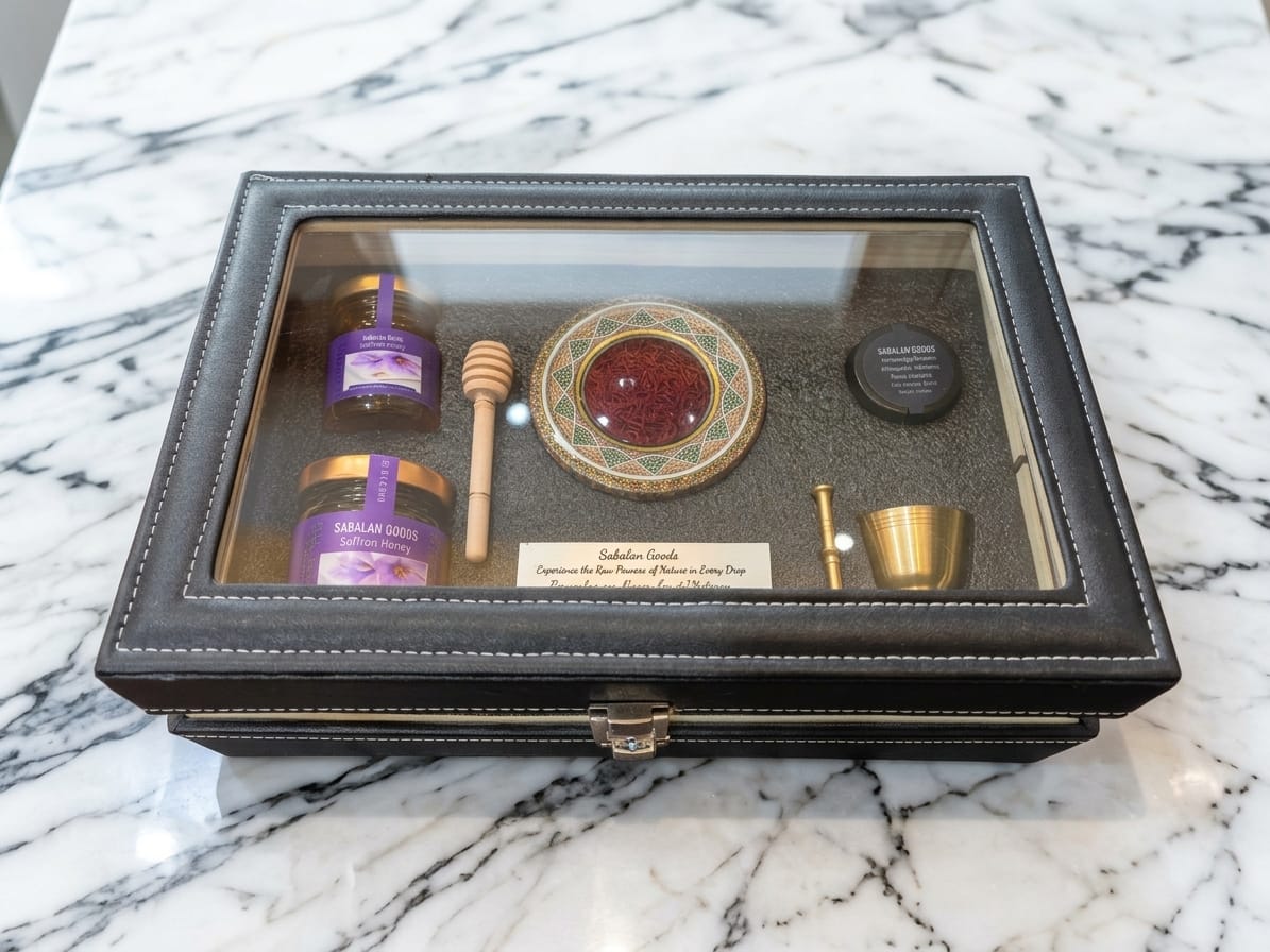 SAFFRON -Leather Gift Box